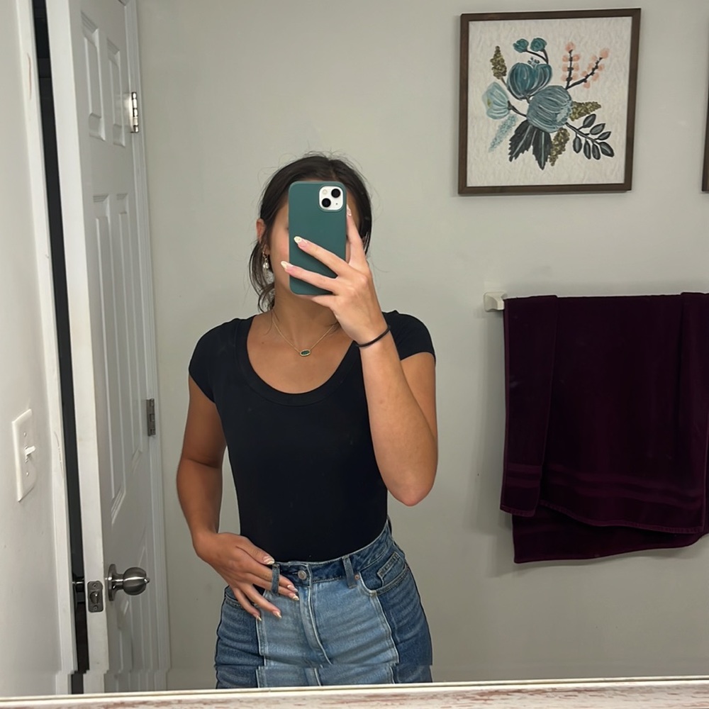 Hollister Black bodysuit!